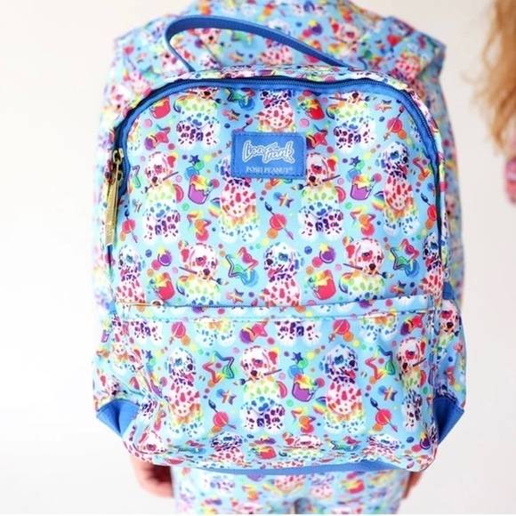 NEW IN PACKAGING! POSH PEANUT LISA FRANK SPOTTY DOTTY DOG MINI BACKPACK - Picture 7 of 16